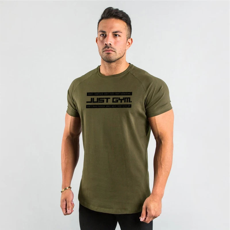 Roundneck Raglan Sleeves Short-Sleeved Letter Printed Graphic Tees