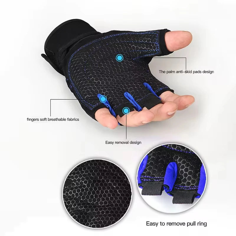 Weight Lifting Wristband Body Building Exercise Cycling Glove Shockproof