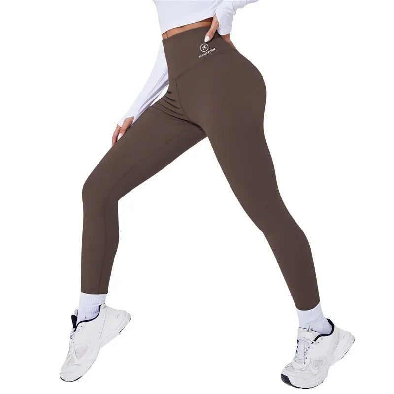 High Waist Yoga Warm Leggings Sports Tights Thermal Pants