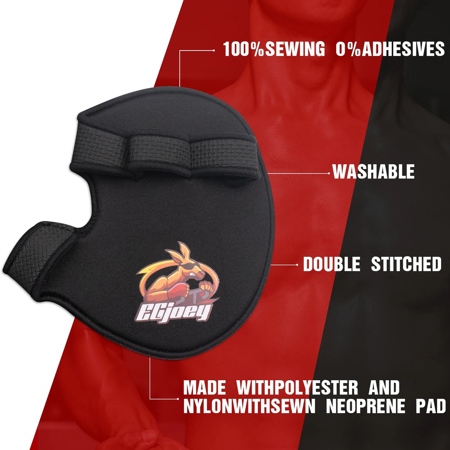 Weightlifting Gloves for Gym Training, Gym Gloves, Palm Protector Great for Training, Fitness Weight Lifting Gloves