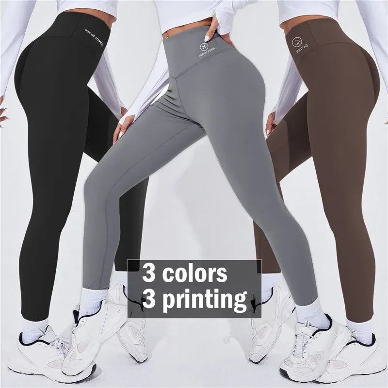 High Waist Yoga Warm Leggings Sports Tights Thermal Pants