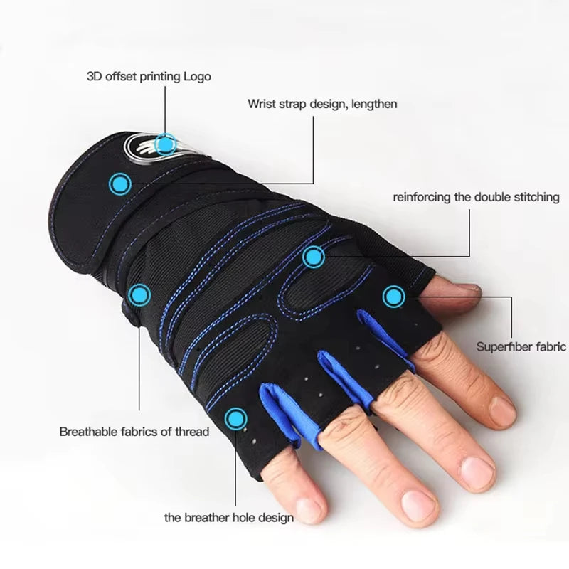 Weight Lifting Wristband Body Building Exercise Cycling Glove Shockproof