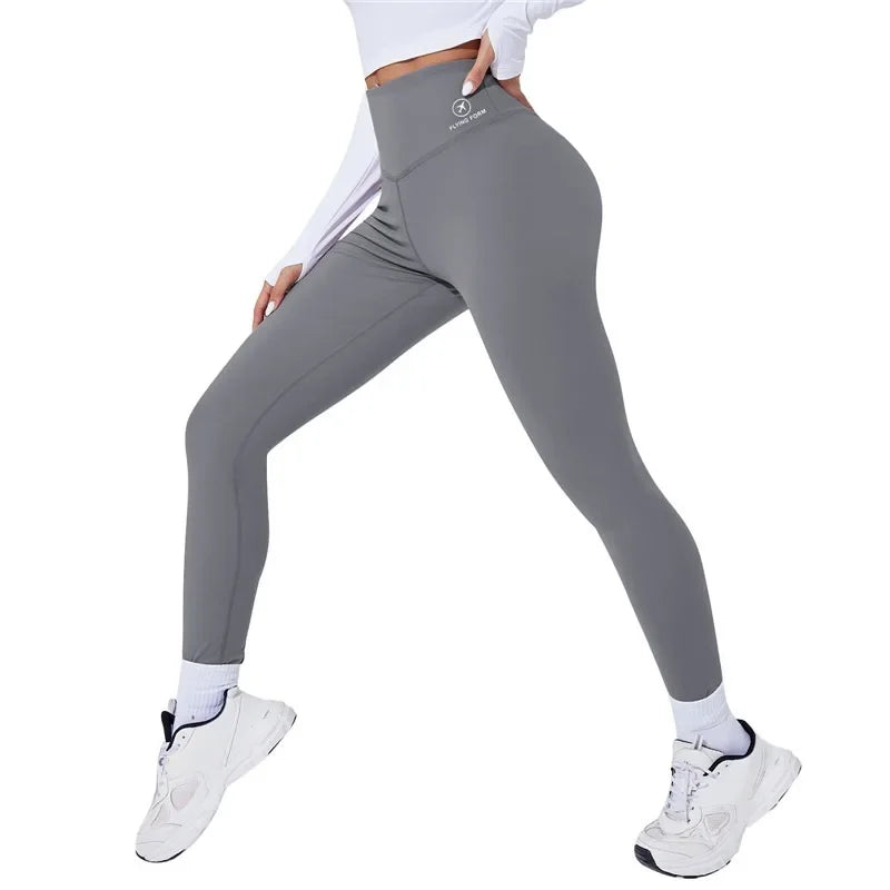 High Waist Yoga Warm Leggings Sports Tights Thermal Pants