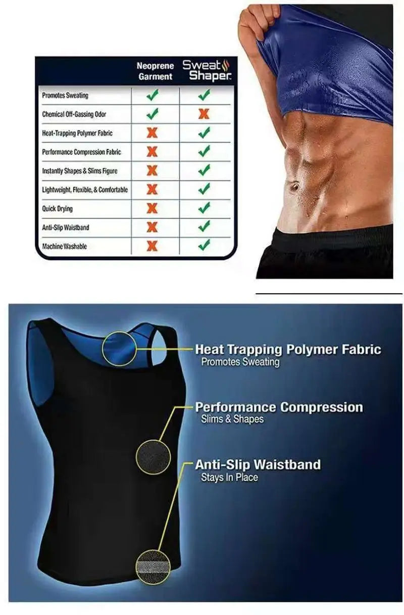 Sweat Suit Weight Loss Shapewear Top Weighted Shirt Sauna Vest