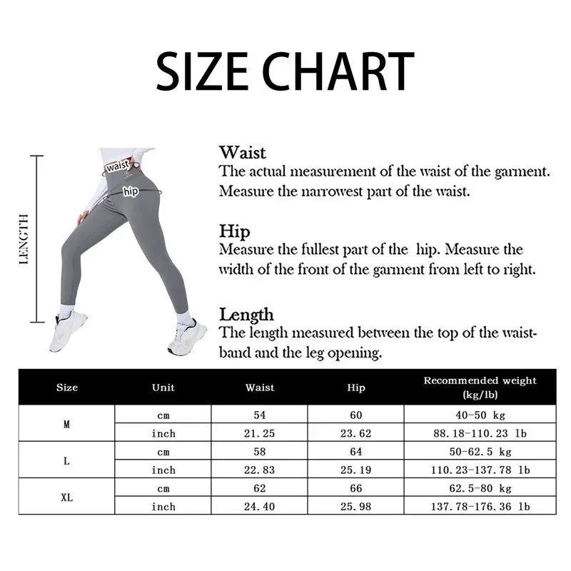 High Waist Yoga Warm Leggings Sports Tights Thermal Pants