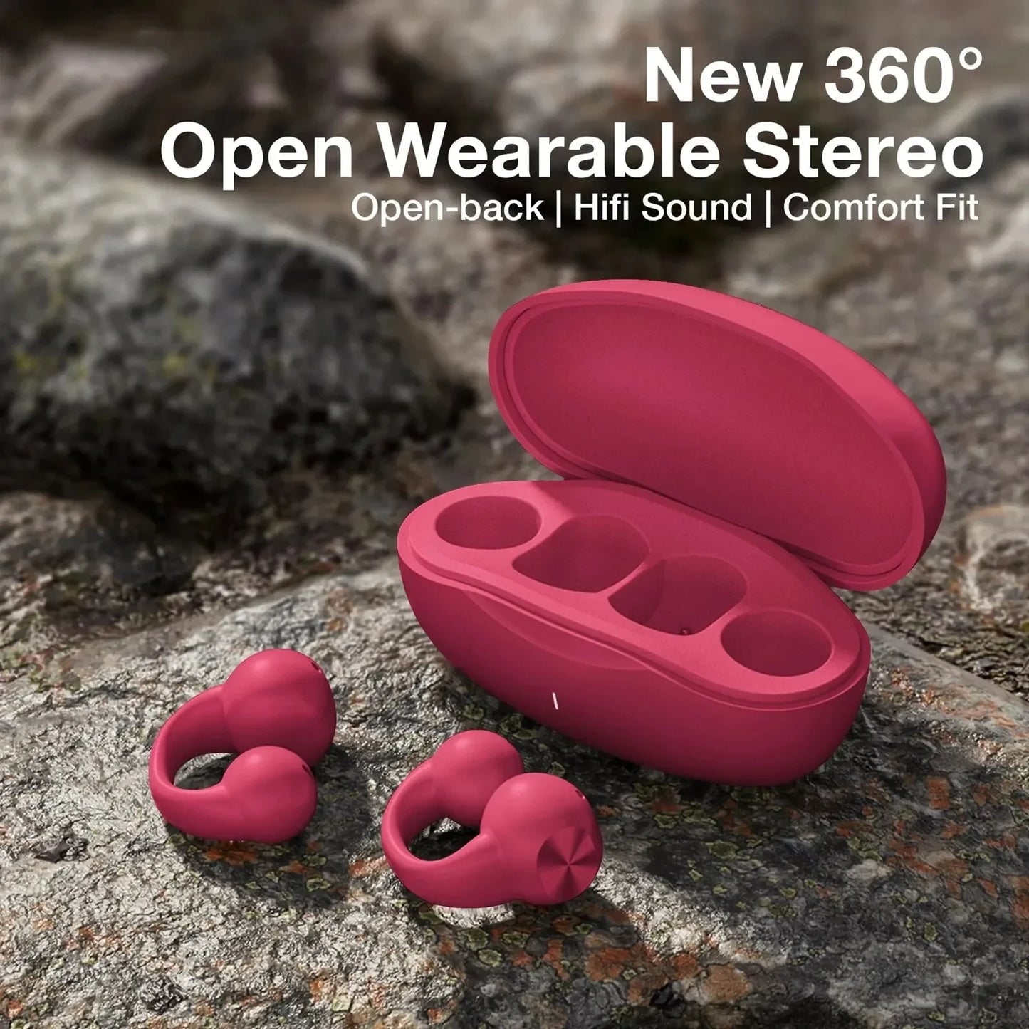 Earring Style Wireless Earbuds Bluetooth 5.3 Earphone Open Ear Headphones, for Sport Running Comfortable Wearing Headset