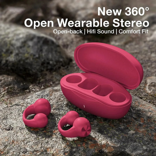 Earring Style Wireless Earbuds Bluetooth 5.3 Earphone Open Ear Headphones, for Sport Running Comfortable Wearing Headset