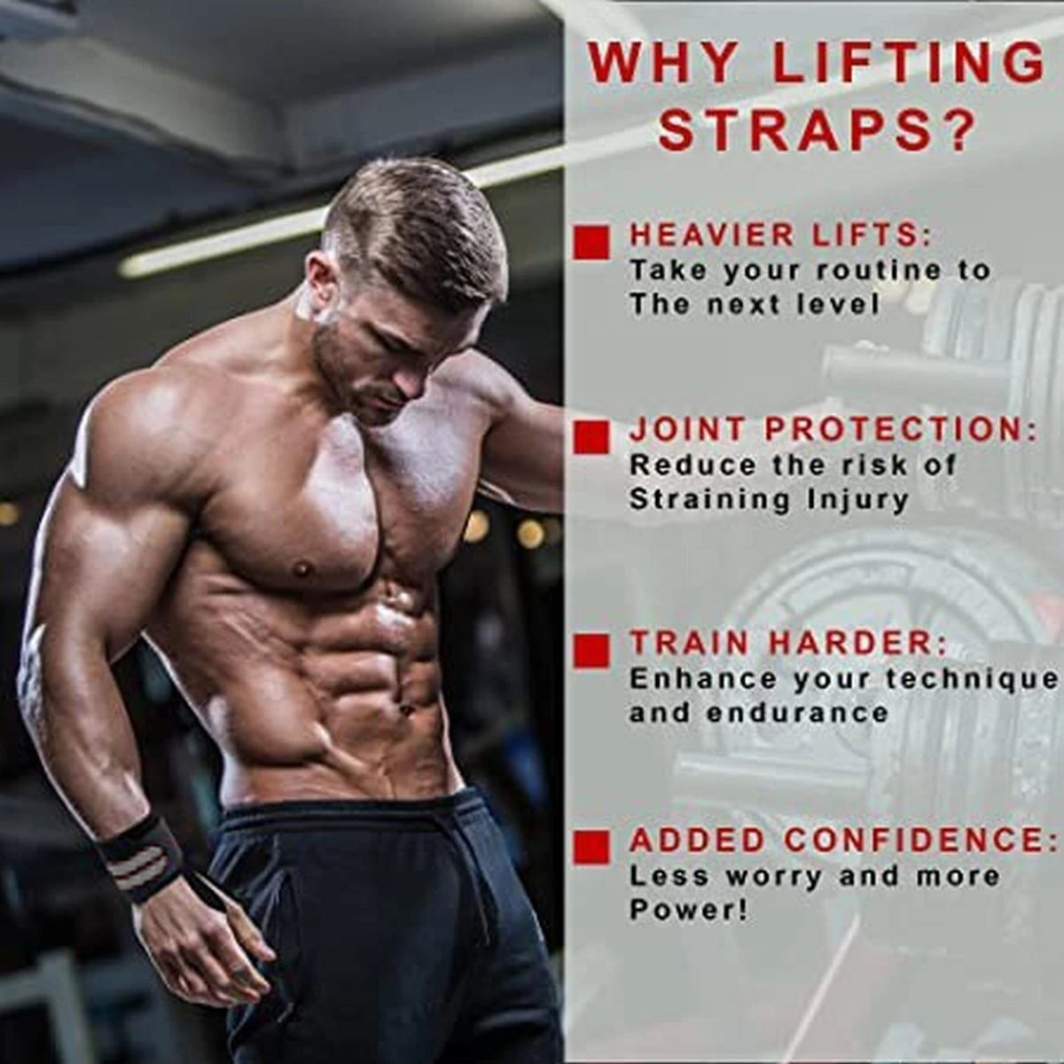 Wrapped wristbands for professional use in weightlifting