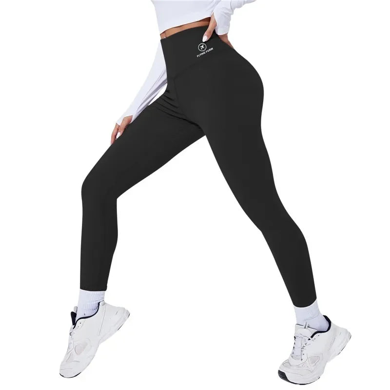 High Waist Yoga Warm Leggings Sports Tights Thermal Pants